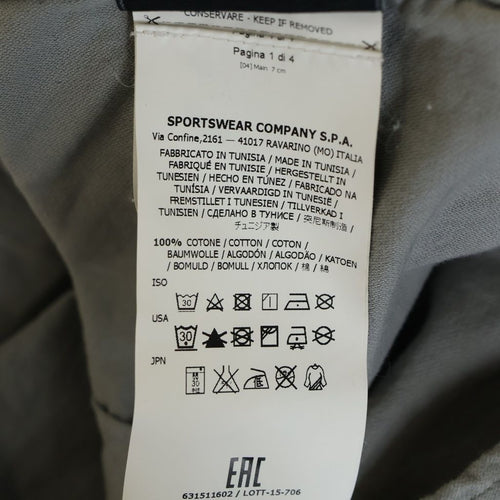 Stone Island 7 Minutes, Long -Sleeved Cut -And -Sew 631511602