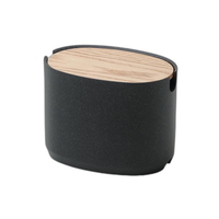 Others Ideaco 18? 12? Oval Box Cable Storage Stone Sand Black/ Cd907204