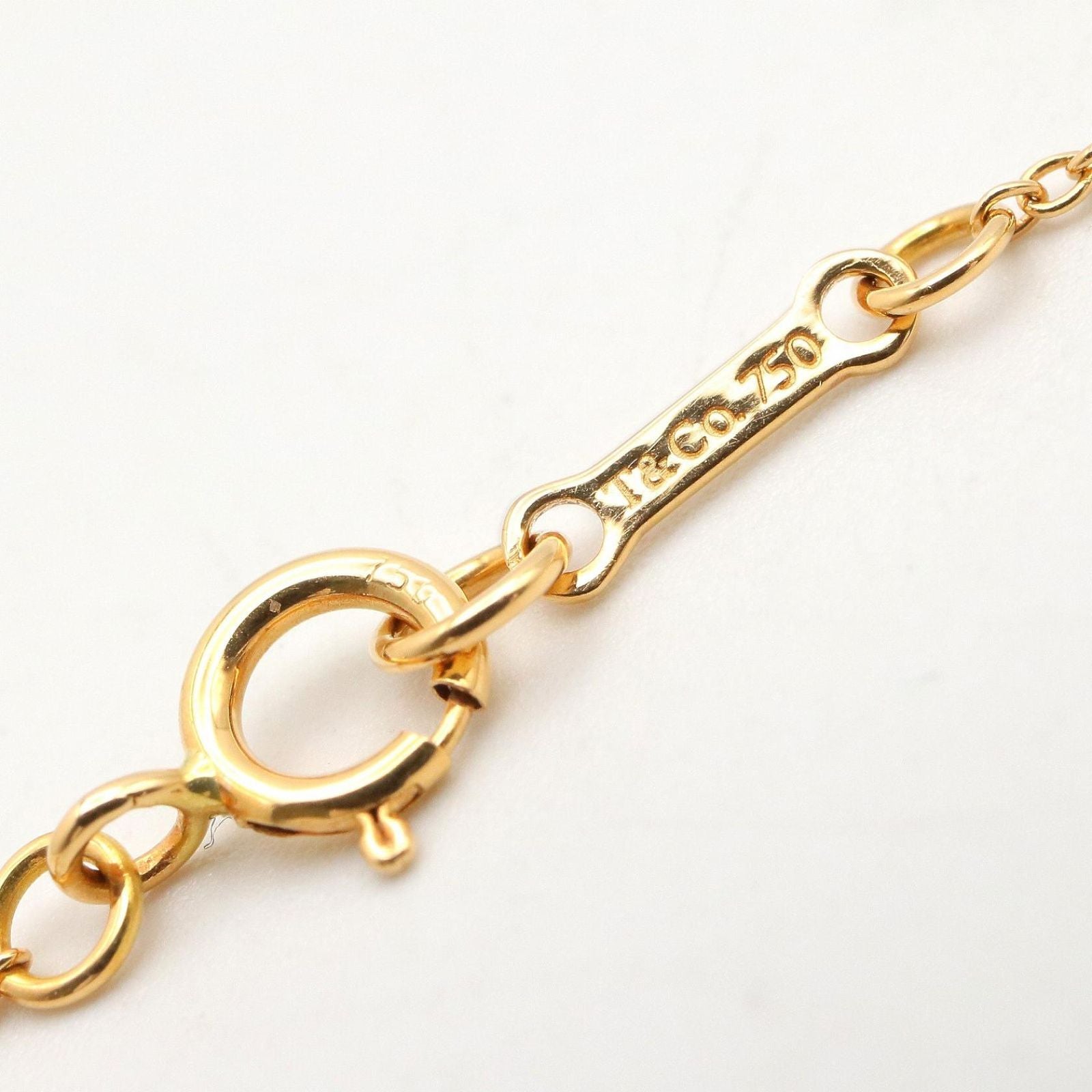 Tiffany Necklace Co 46/49 K18