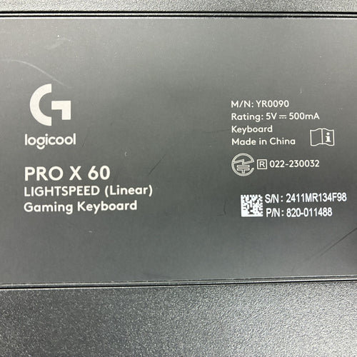 Keyboard Body Logicool Yr0090 Pro X 60 Lightspeed W11151131