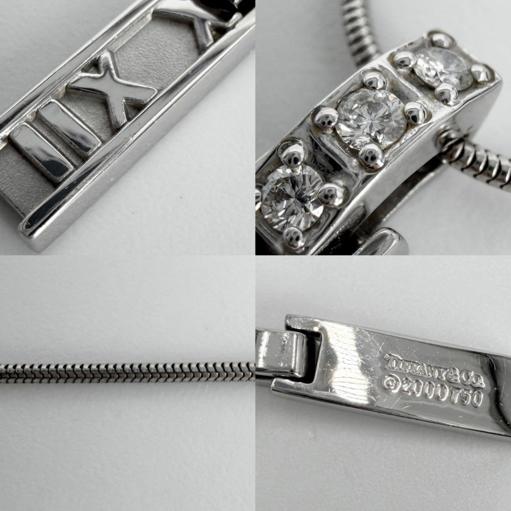 Tiffany Necklace 18 Wg Au750 Tiffany&Co. K18 7.1G