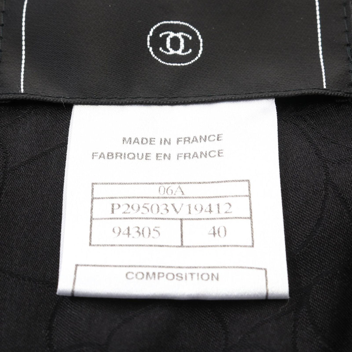 Chanel Tailored Jacket P29503V19412 Used B