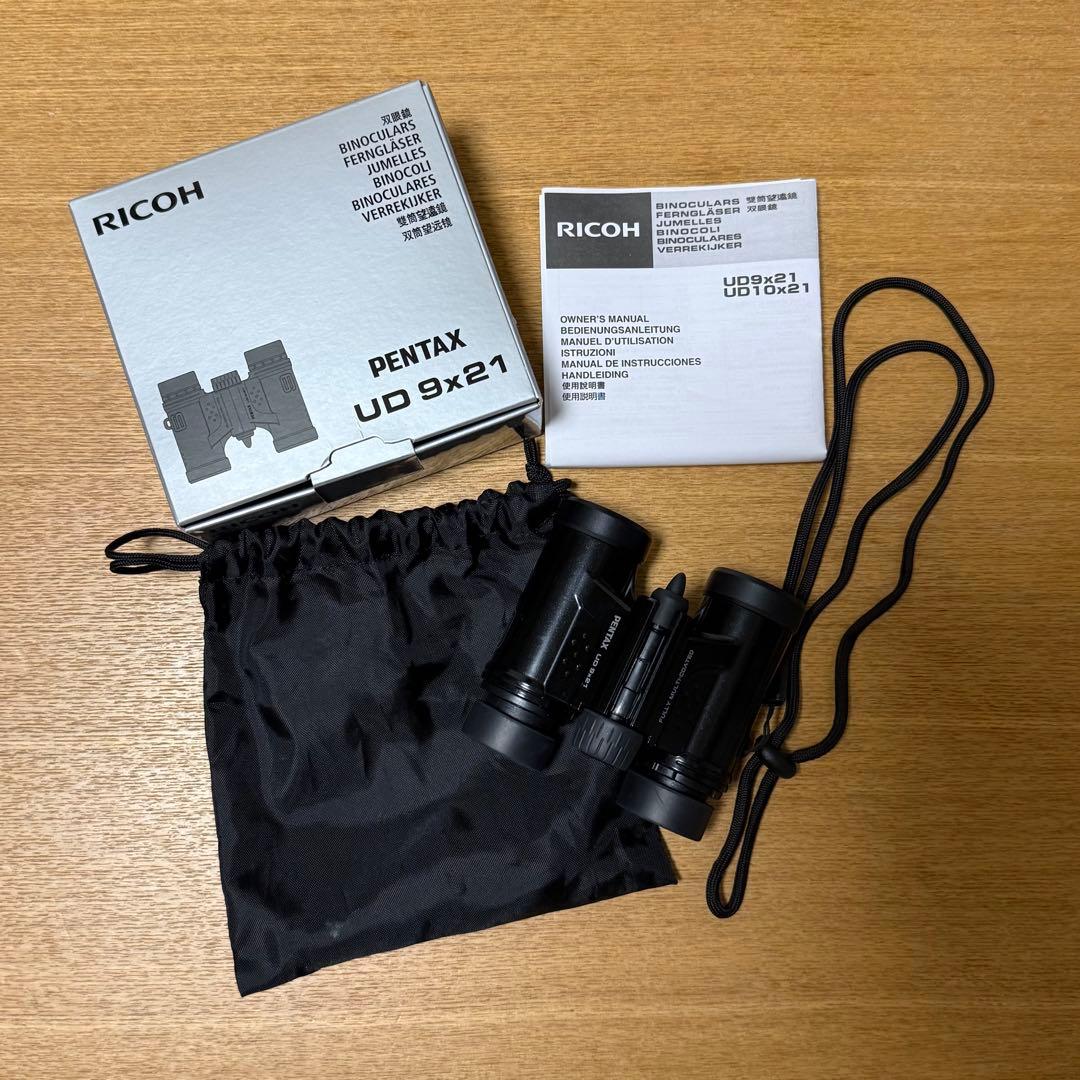 Binoculars Opera Glasses Pentax Ud 9 21 Black