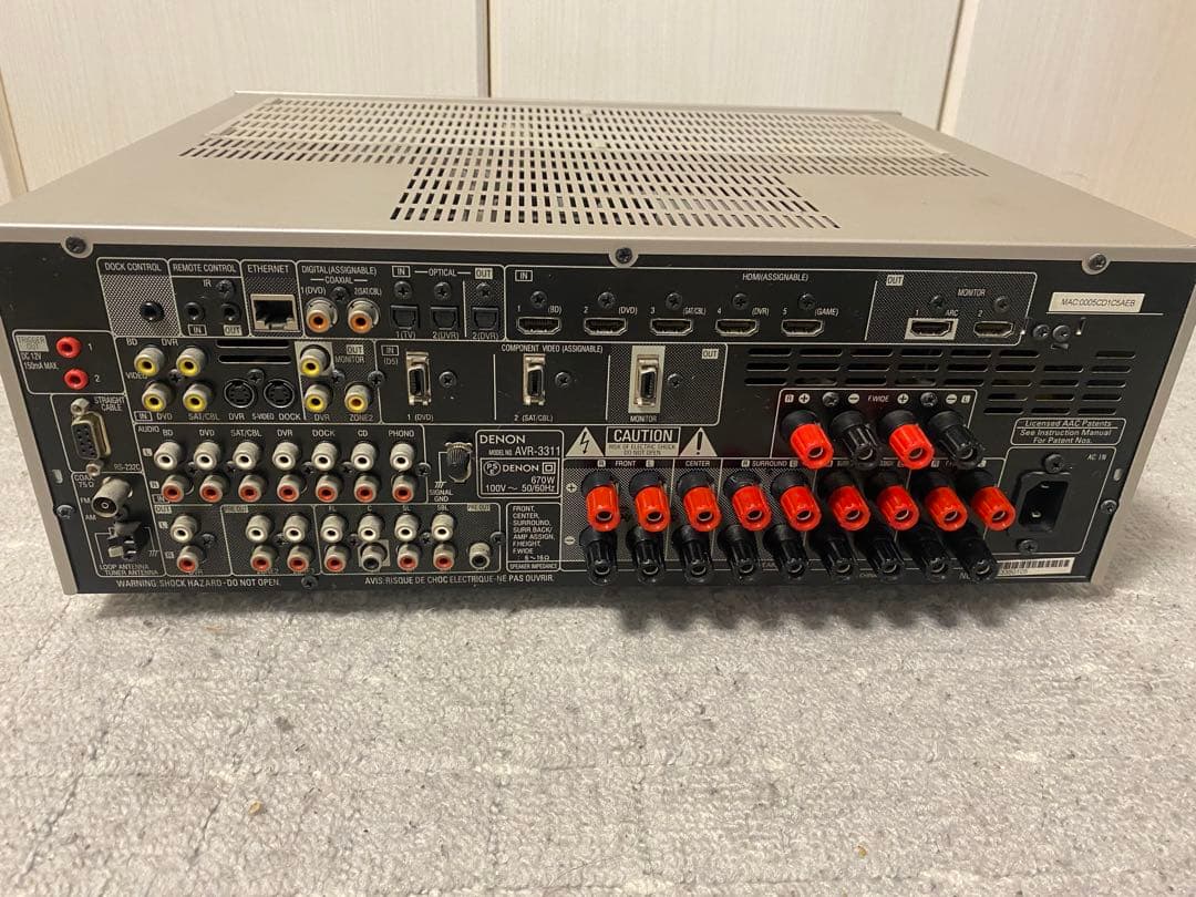 Denon Av Amplifiers Avr-3311 7.2Ch