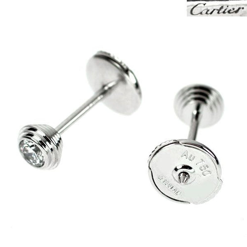 Cartier Earrings (For Both Ears) K18Wg Sm