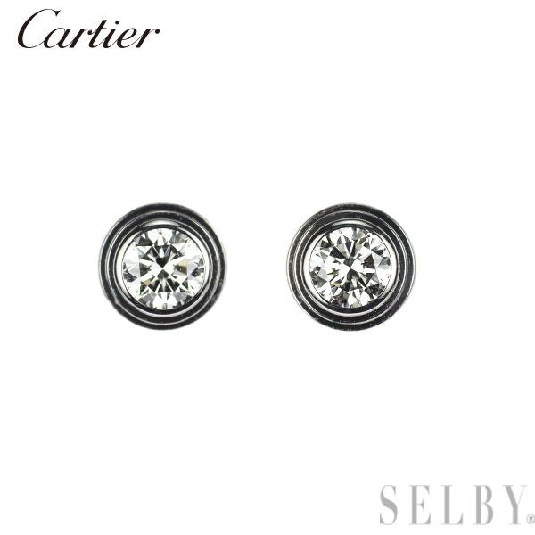 Cartier Earrings (For Both Ears) K18Wg Sm
