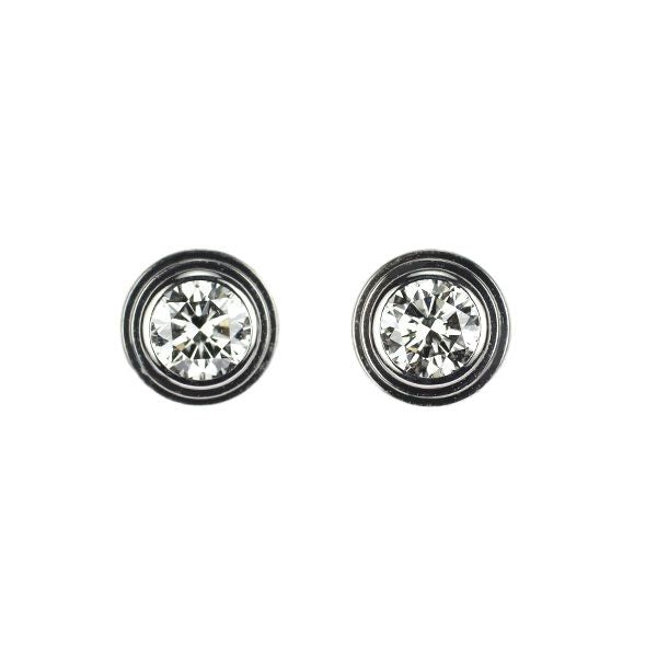 Cartier Earrings (For Both Ears) K18Wg Sm