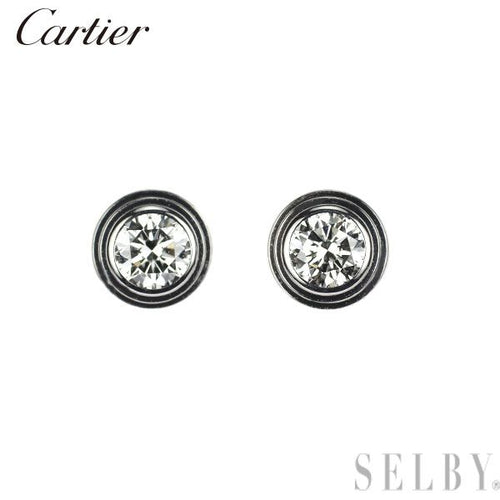 Cartier Earrings (For Both Ears) K18Wg Sm