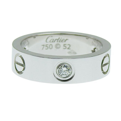 Cartier Ring K18Wg 750 52 12 8.8G 240101856307