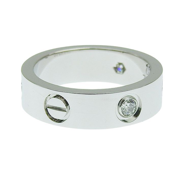 Cartier Ring K18Wg 750 52 12 8.8G 240101856307