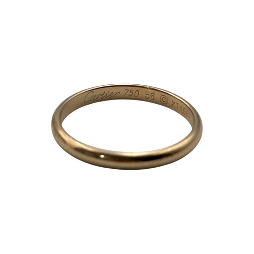 Cartier Ring Band Pink Gold Xt4887 56( 15.5 750(K18) 2.3G