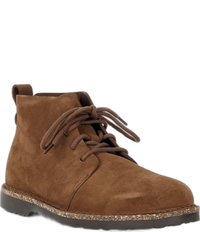 Bootty Birkenstock Womens Uppsala Suede Lace Up Booties Dark Tea