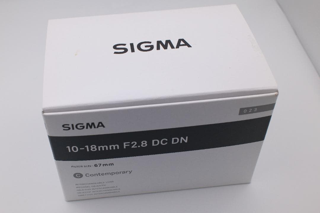 Sigma Zoom Lenses 10-18Mm F2.8 Dc Dn X