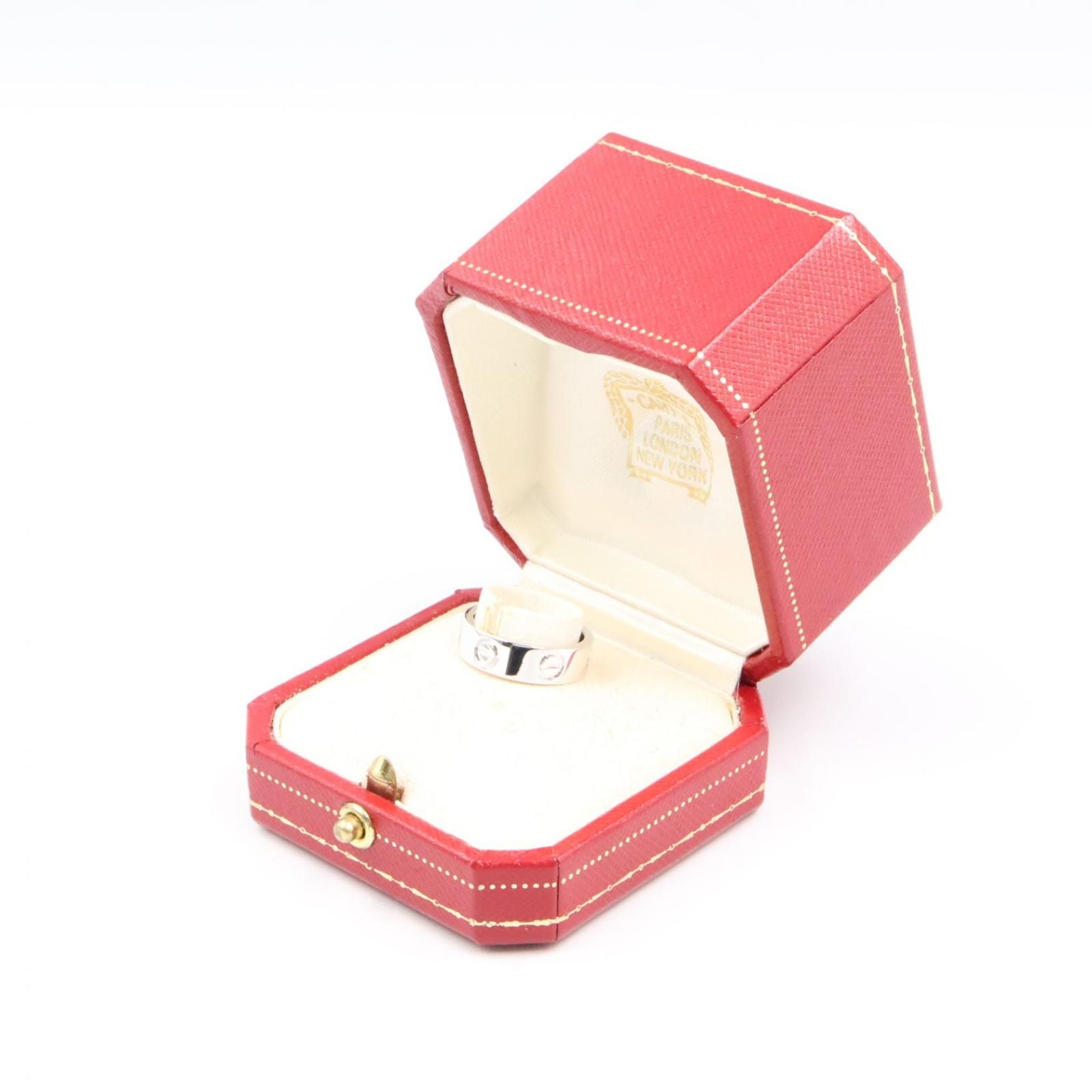 Cartier Ring K18Wg Used A