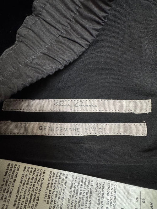 Rick Owens Wide-Leg Pants Loose-Fitting 40