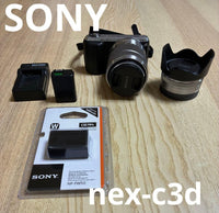 Sony Mirrorless Interchangeable Lens Cameras Nex-C3D Aps-C