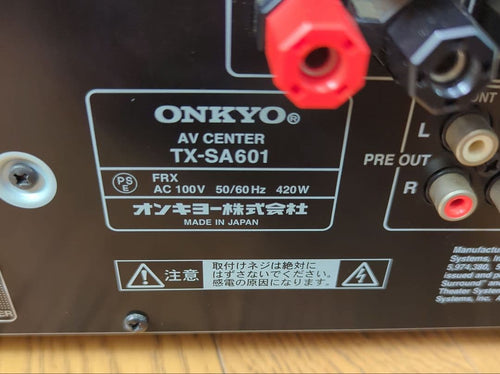 Onkyo Av Amplifiers Tx-Sa601