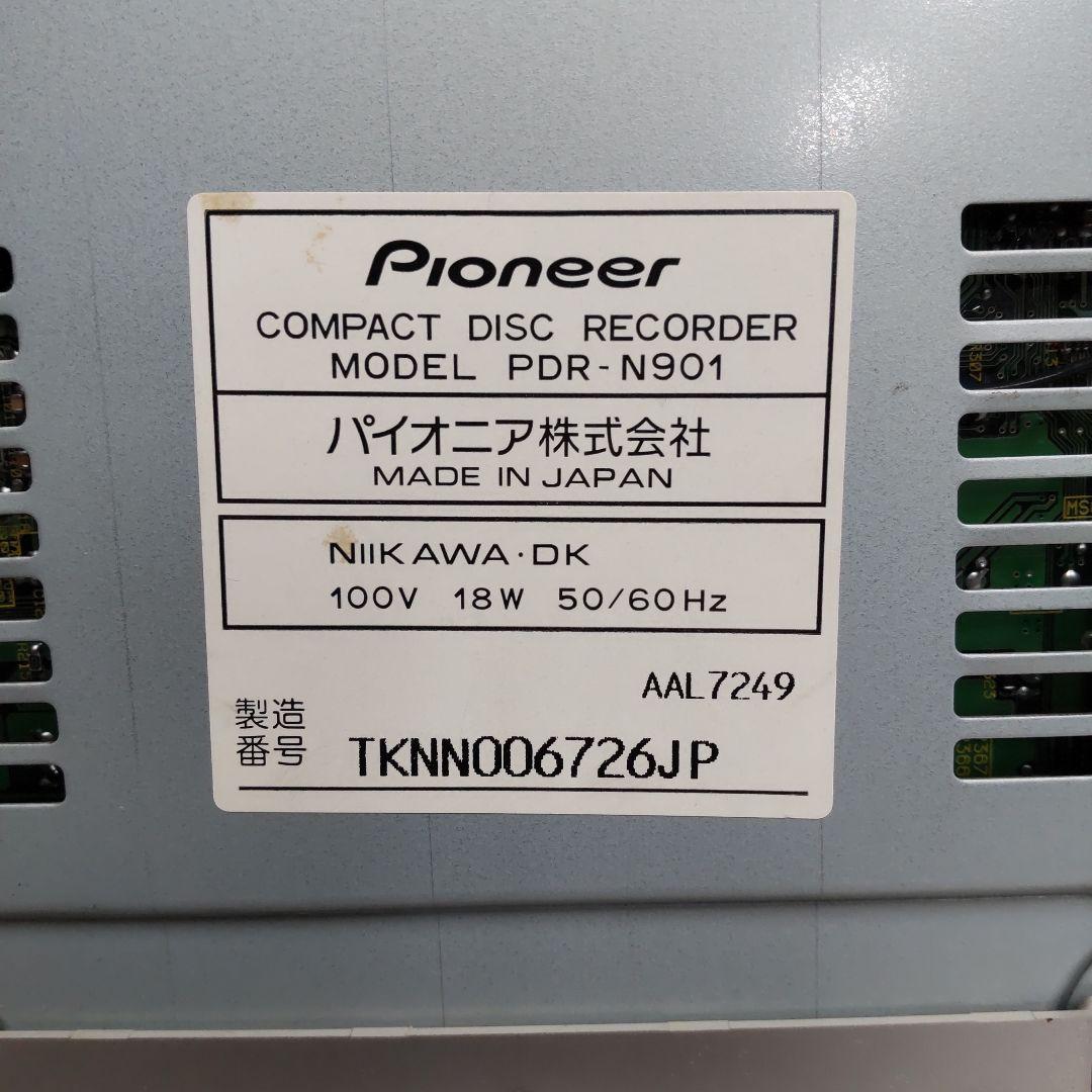 Pioneer Cd Md Cassette Deck Pdr-N901