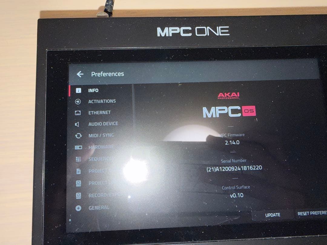 Sampler Akai Mpc One