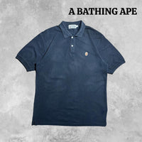 A Bathing Ape Polo Shirts Black