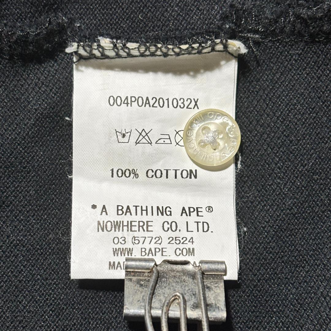 A Bathing Ape Polo Shirts Black