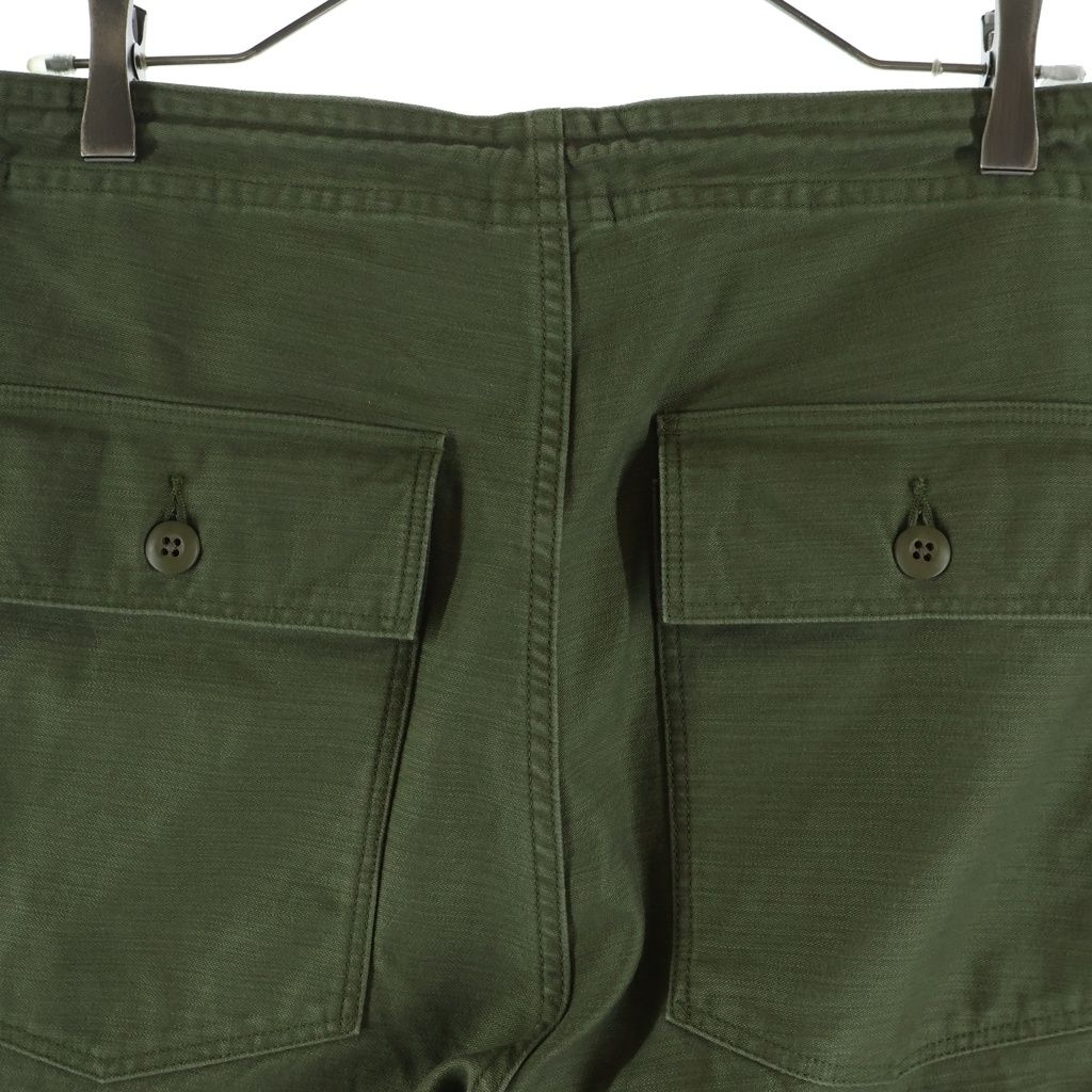 Needles Chino Bread String Fatigue Pant Back Sateen Qv147