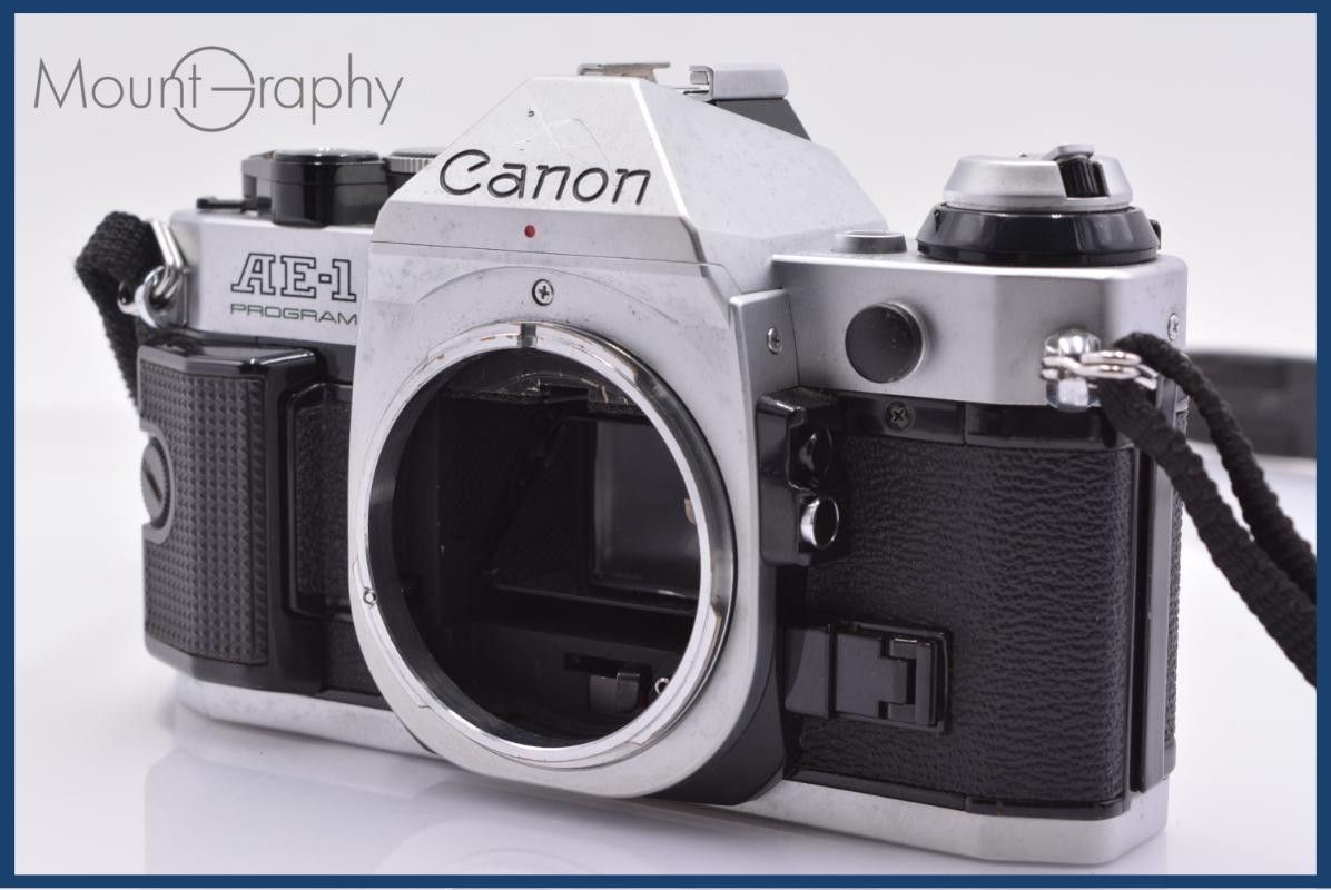 Slr Camera (Film) Canon Ae-1 Program #Yk8315