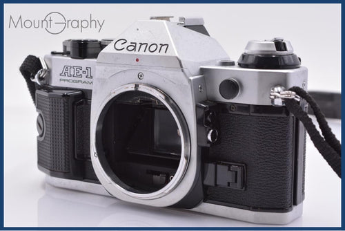Slr Camera (Film) Canon Ae-1 Program #Yk8315