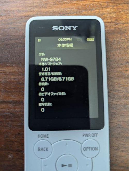 Sony Digital Audio Players Nw-S784