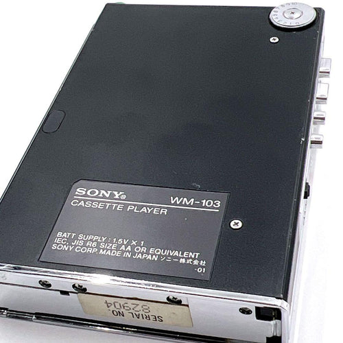 Sony Cassette Player Wm-103 Ok