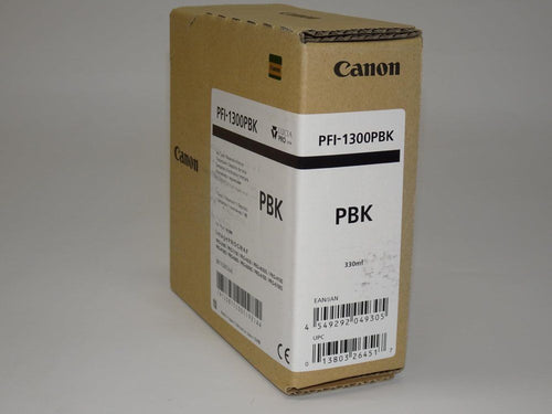 Ink Cartridge/Refilled Canon Pfi-1300 Pbk 330Ml