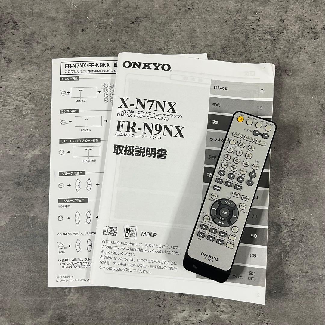 Onkyo Cd, Md Cassette Decks Cd/Md Fr-N7Nx D-N7Nx