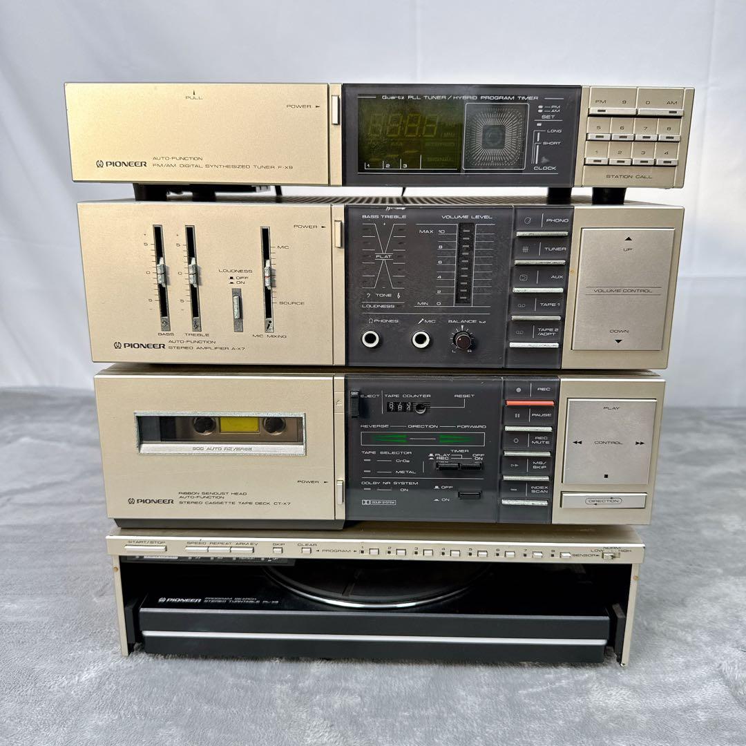 Pioneer Mini Component Systems C09 A-X7 F-X9 Ct-X7 Pl-X9