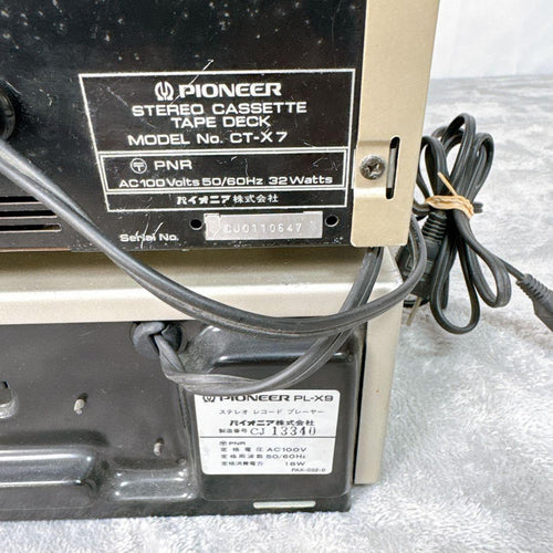 Pioneer Mini Component Systems C09 A-X7 F-X9 Ct-X7 Pl-X9