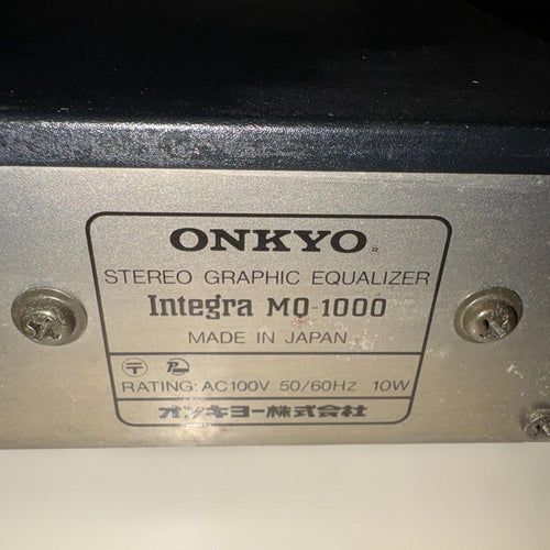 Onkyo Equalizer Integra Mq-1000