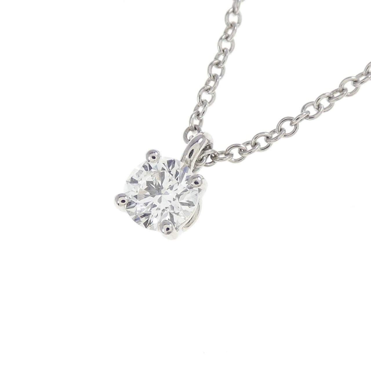 Tiffany Necklace 0.22Ct E If 3Ext