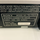 Sony Cd, Md Cassette Decks Tc-Tx11 8321