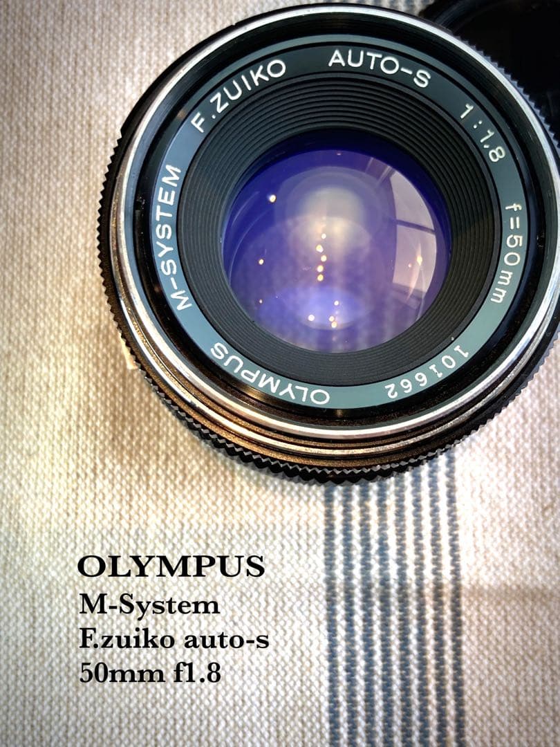 Olympus Slr Camera (Film) M-1 Om-1 &M F1.8