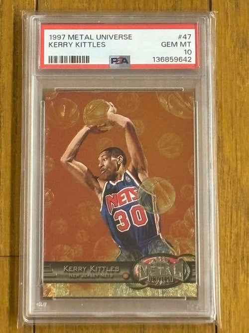 Nba Psa10 1997 Metal Universe Kerry Kittles