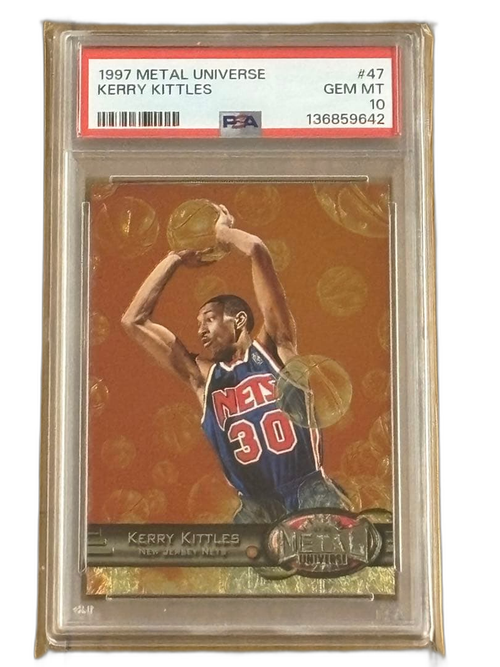 Nba Psa10 1997 Metal Universe Kerry Kittles