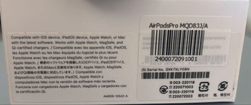 Apple Airpods Pro2 Mqd83J/A