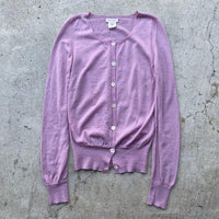 Dries Van Noten Long-Sleeve Dris Purple Cardigan