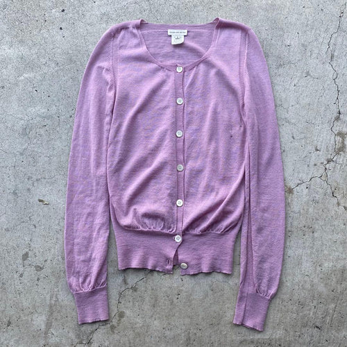 Dries Van Noten Long-Sleeve Dris Purple Cardigan