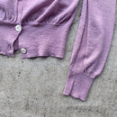 Dries Van Noten Long-Sleeve Dris Purple Cardigan