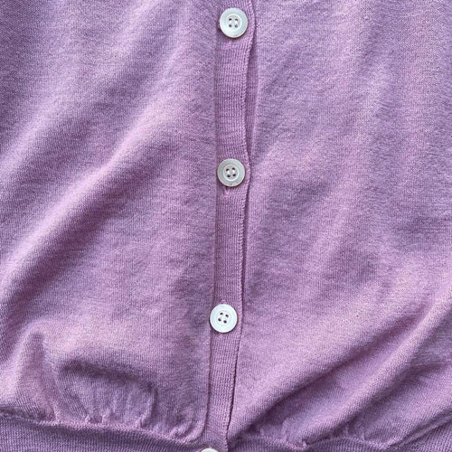 Dries Van Noten Long-Sleeve Dris Purple Cardigan