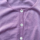 Dries Van Noten Long-Sleeve Dris Purple Cardigan
