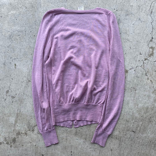 Dries Van Noten Long-Sleeve Dris Purple Cardigan