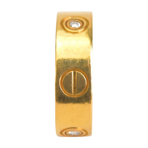 Cartier Ring 3P K18Yg 750 6.6G 9.5 #50 F-Ya1258