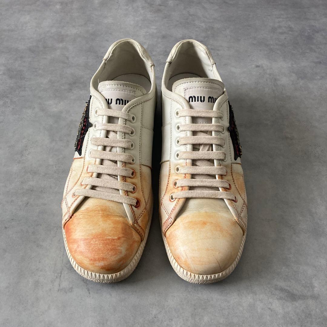 Miu Sneakers Painted Training Shoes