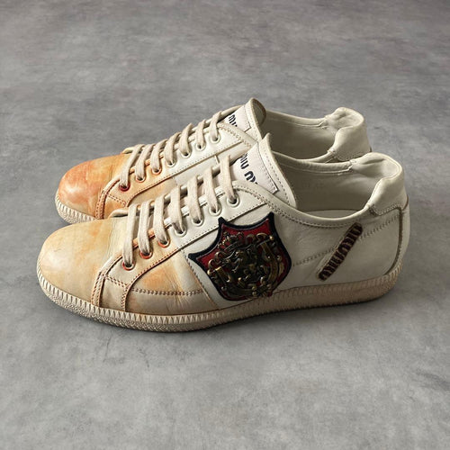 Miu Sneakers Painted Training Shoes